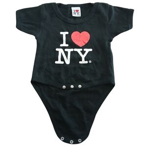 #0346 I LOVE NY Baby Bodysuit Onesie Size 12M
